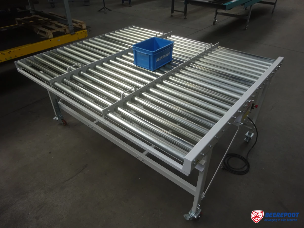 Aanvoerbanen laminop tegels